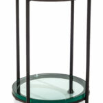 maritime round gabberts accent drink table the great that could fit into any room your home metal legs have sleek modern look and thick cut glass mapex drum stool teton village 150x150