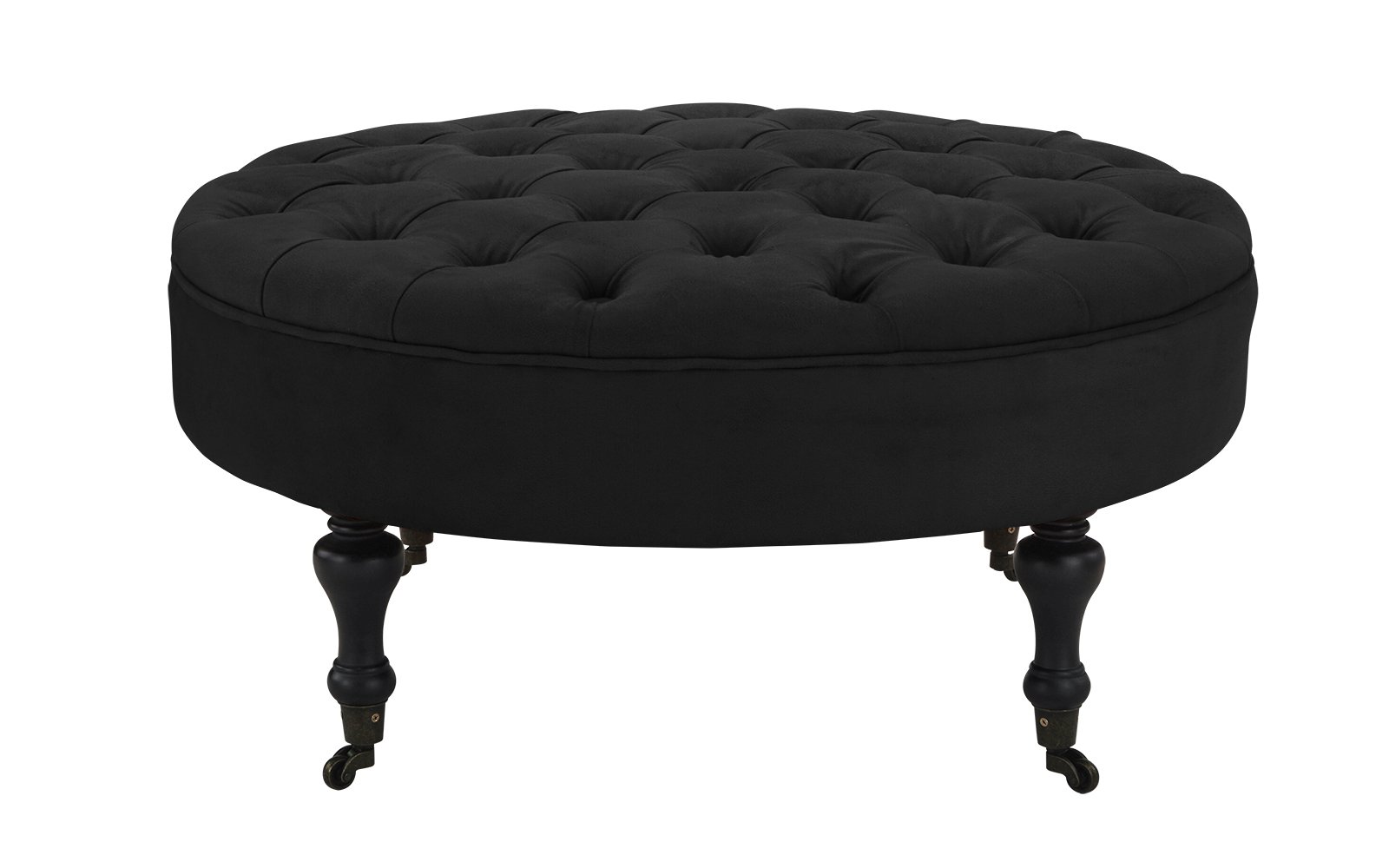 marla victorian inspired tufted brush microfiber accent table blk casters the range coffee tables small lamp side espresso sams patio furniture tall round kitchen glass and end