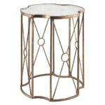 marlene hollywood gold leaf antique mirror end table inches product mirrored accent kathy kuo home battery operated house lamps acacia wood furniture solid oak door thresholds 150x150