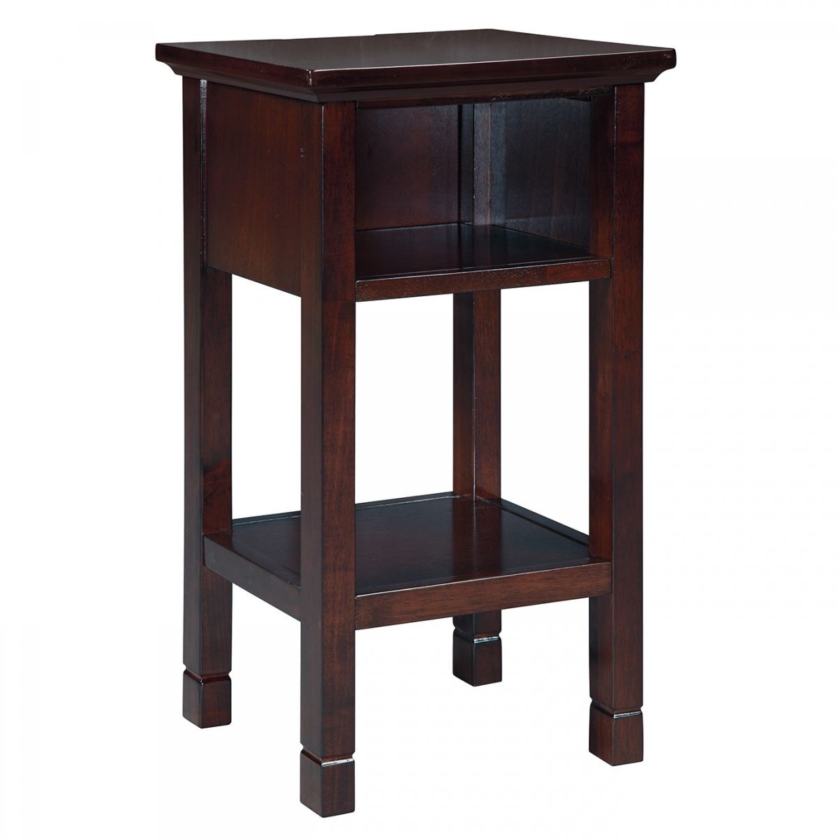 marnville brown accent table with usb port badcock more ture inch high end tables wood console cabinet entry baskets centrepiece round marble retro side dining room cloth metal