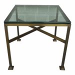 mastercraft vintage hollywood regency brass glass top accent table metal chairish green cherry wood dinner best outdoor patio furniture dining light fixture small white gloss 150x150