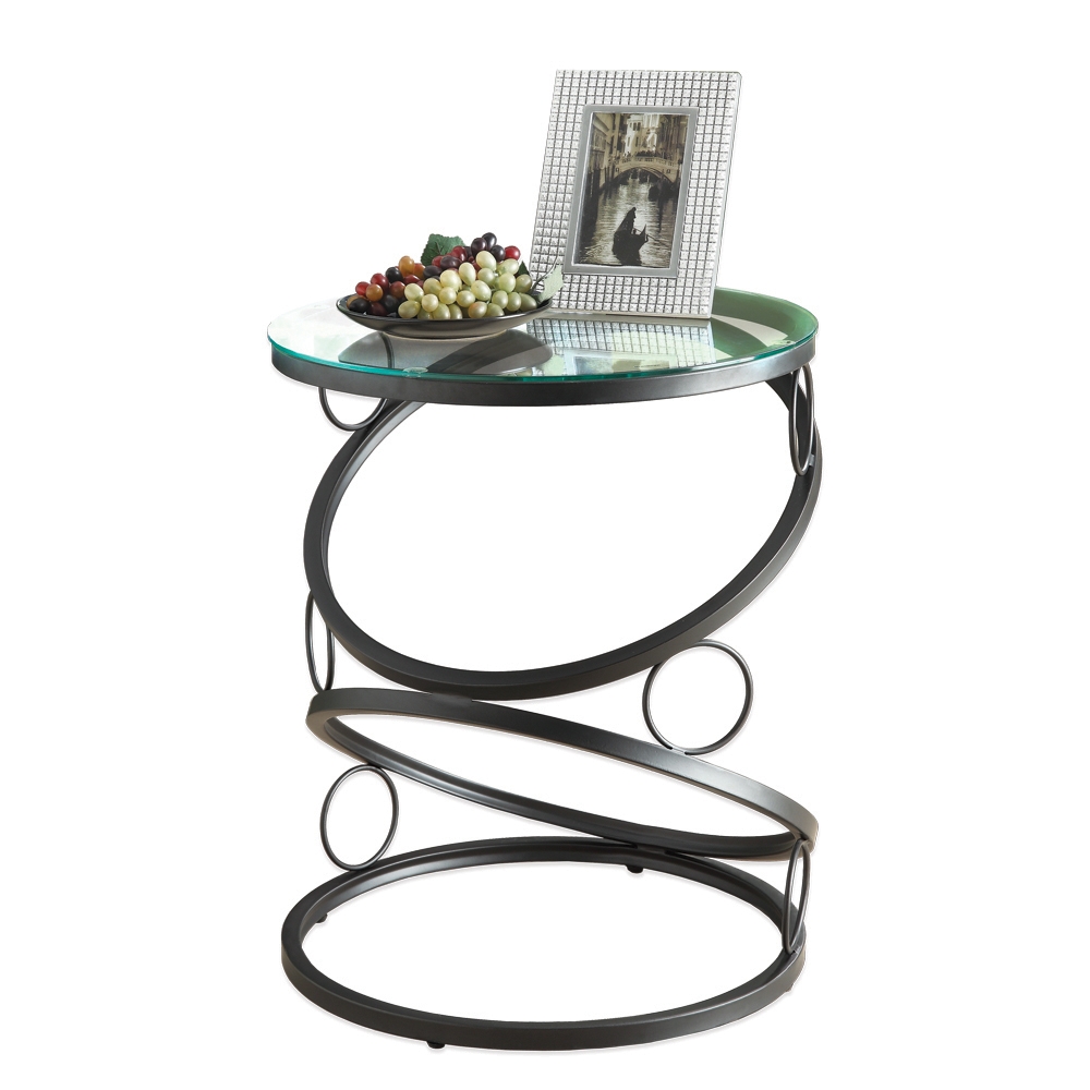 matte black metal accent table with glass shelving outdoor navy blue chair contemporary wood end tables vinyl placemats small wine target live edge coffee accessories white garden