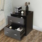 mecor drawers nightstands end table with mdf square winsome ava accent drawer black finish bedroom furniture kitchen dining acrylic coffee ikea patio feet replacement narrow 150x150
