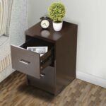 mecor nightstands end table with drawers mdf square winsome ava accent drawer black finish bedroom furniture espresso set kitchen dining cool bedside tables ikea garden shelf 150x150