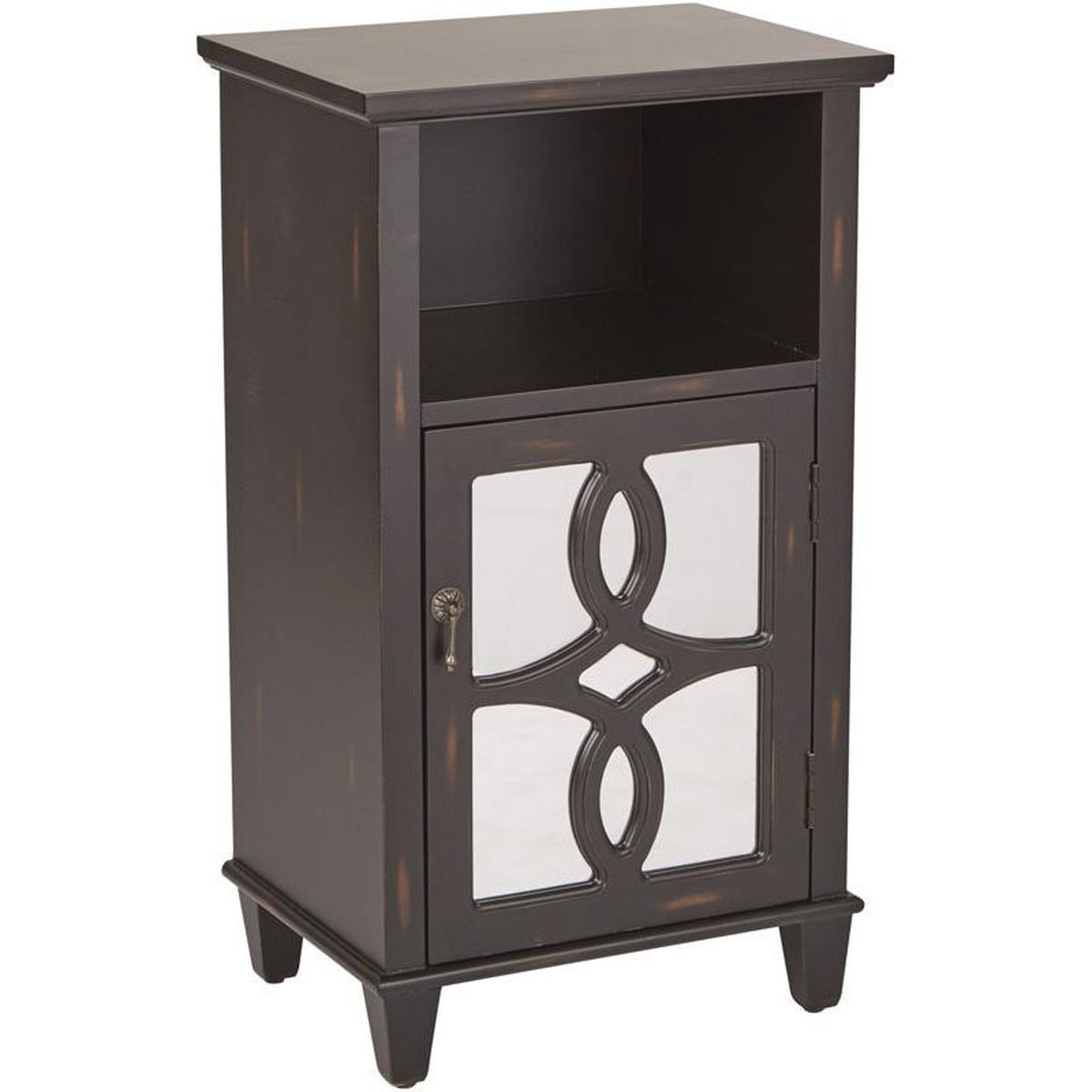 medina black accent table bizchair office star products main painted wood our inspired bassett hand antique now bookcase inch round decorator monarch grey big umbrellas for shade