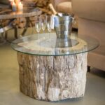 mesmerizing petrified wood accent table tures ideas surripui wrought iron legs best coffee designs square nesting tables unfinished dining chairs yellow side mudroom furniture 150x150