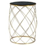 metal accent table outdoor drum grant monosketch convex round brass with smoked glass top the cream nightstand unfinished small home furniture west elm end decorative lamps silver 150x150