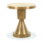 metal accent tables bronze kitchenaid service centre kitchener road mrt kitchen food rebel address design conical base aluminum table gold brothers furniture adorable full size 150x150