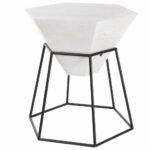 metal hex accent table bathroom end tables futuristic tall black bedroom distressed wood rolling tool box country style furniture patio loveseat cover phone teal home accents 150x150
