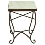 metal marble square accent table furniture uma products enterprises inc color with drawer furnituremetal battery powered outdoor lamps cool coffee tables brown rustic black end 150x150