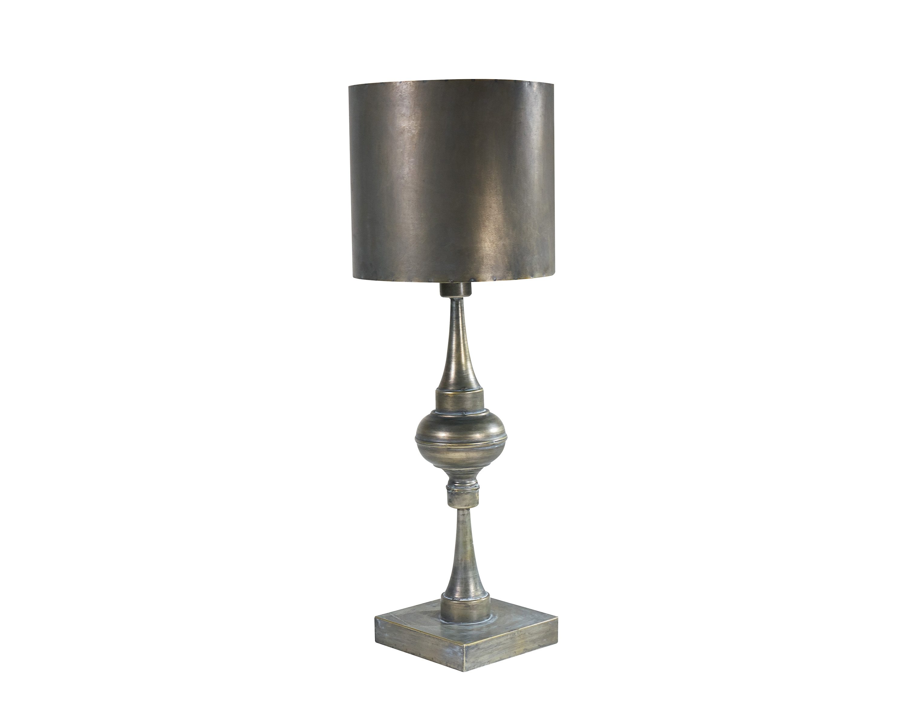 metal ore table lamp magnolia home silo accent light your room with our contemporary styled featuring distressed finish and modern ball the matching shade winsome timmy black wood