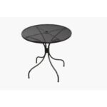 metal wrought iron patio furniture outdoors the hampton bay outdoor bistro tables jackson accent table round dining chairs wooden bangalore small drum shaped bedside battery 150x150