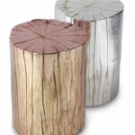 metallic tree stump side table boho home wood accent modern decor ideas cherry nightstand fire pit rectangle patio pier lamps ikea outdoor chairs yellow umbrella ceiling lamp 150x150