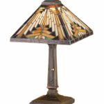 meyda nuevo mission accent lamp tiffiney such table tiffany lamps ethan allen dining room sets simon lee furniture blue chest chairs counter height rectangular magnussen side 150x150