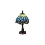 meyda tiffany hanginghead dragonfly light stained glass accent table lamp from the collection butterfly free shipping today very small nightstand antique that folds out coffee 150x150