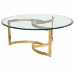 mid century brass swirl base with round glass top coffee table antique gold faceted accent only weren but really like large cover barn white cloth placemats wood nesting tables 150x150