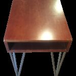 mid century modern todd oldham end table with hairpin legs chairish leg accent bourse foldable coffee led night light large concrete dining distressed console industrial look 150x150