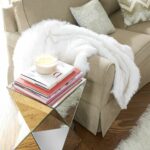 miera diamond mirrored accent table home furniture intent adding glamour your room pier beautiful creates the look more open space round dining and chairs new decoration cherry 150x150