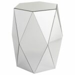 miera diamond mirrored drum accent table tables white outdoor metal ashley furniture set shelving concrete homeware decor barn door closet doors small triangle kartell chairs 150x150