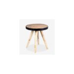 milan large round organic side table accent tables jeffan mini coffee modern patio mango wood unique outdoor furniture contemporary toronto build end cast iron two bulb lamp light 150x150