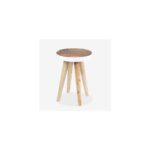 milan round organic side table accent tables jeffan narrow sofa behind couch knotty pine kitchen large outdoor umbrellas clearance small marble hallway console cabinet gold coffee 150x150