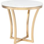 mini coffee table probably outrageous cool white marble end nuevo modern furniture aurora side top brushed gold stainless base pink bedside lamps accent nightstand tables 150x150