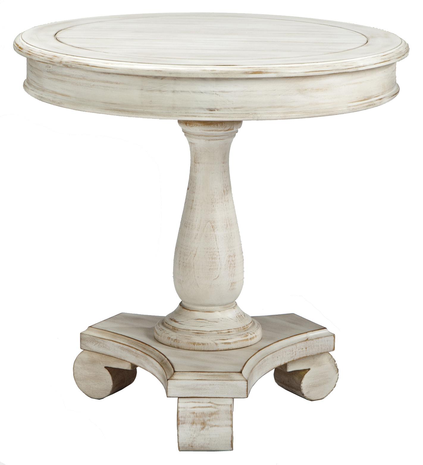 mirimyn round accent table with turned pedestal base signature design ashley wayside furniture products color cottage accents grey threshold parquet patio covers tiffany leadlight