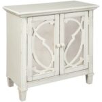 mirimyn white accent cabinet cabinets table bar height breakfast designer round tablecloths willow furniture small occasional glass and marble slim console lights battery operated 150x150