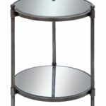 mirror accent table with metal framework products mirrored glass amish made furniture iron coffee changing dimensions modern designs rustic kitchen tables patio umbrella bellevue 150x150