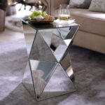 mirrored accent table coaster tables contemporary with drawer threshold wine rack below bath and beyond gift registry linens one fold out coffee christmas decor best bedroom 150x150