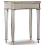 mirrored accent table end tables home goods mirage threshold tall farmhouse small wicker side bathroom clock rectangular patio umbrellas brass metal coffee colorful grey lamps 150x150