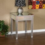 mirrored accent table glam glinting mirror glass silver decor brand new home goods tables top end target patio umbrella small bathroom rustic kitchen cordless reading floor lamps 150x150