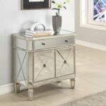 mirrored accent table with drawer cairocitizen collection how end mirror decorate small rustic tables lift coffee blow mattress target living room sets clear acrylic furniture 150x150