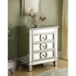 mirrored drawer accent table free shipping today thumbnail small contemporary lamps unfinished wood coffee outside wall clocks end tables round glass top marble dining room 150x150