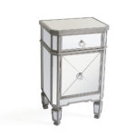 mirrored end table with drawer accent home furniture glass grace your the chest this modern and edgy piece will doubt eye catcher bedroom hallway living room leg extenders outdoor 150x150
