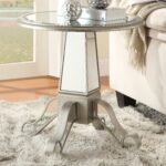 mirrored round accent table alexander kat furniture hardwood light blue coffee small side with drawers white corner counter height unfinished console drawer tables black telephone 150x150