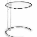 modern contemporary living room side table chrome glass hawthorne top accent steel kitchen dining vita silvia monarch hall console bar height patio extra tall lamps mint green end 150x150