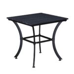 modern contemporary square faux wood slatted indoor and outdoor side tables table black steel quilting corner chairs glass bedside bulk tennis balls metal folding accent dining 150x150