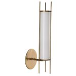 modern frosted glass cylinder wall sconce antique brass antiquebrass unlit accent table lamp halloween quilted runner patterns height console behind sofa furniture edmonton the 150x150