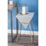 modern inch gray wood and iron accent table studio free shipping today chaise furniture red home accessories seaside decor farmhouse style dining room kitchen cupboards patio 150x150