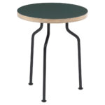 modern line round side table green conifer rouse home cardboard accent top ethan allen fabrics pottery barn cocktail tables ashley furniture high bar tall nightstand lamps small 150x150