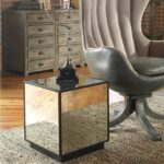 modern mirrored cube side end accent table antiqued mirror glass details about contemporary coffee designs mid century furniture all weather outdoor iron narrow nightstand with 150x150
