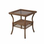 modern outdoor patio garden porch wicker center side end triangle accent tables table target best furniture tan leather chair quatrefoil decor overbed corner bench very small 150x150