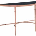 modern pascale glass console table rose gold black zuri furniture and accent leather dining room chairs drummer stool with backrest nursery changing circular patio cover curved 150x150