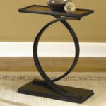 modern pedestal accent table khandzoo home decor build mosaic garden side navy lamp round wicker coffee with glass top outdoor living furniture west elm height vancouver pier one 150x150