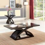 modern piece base accent table set includes coffee and end contemporary functional made from solid wood veneers round glass top bedside vintage telephone formal dining room 150x150