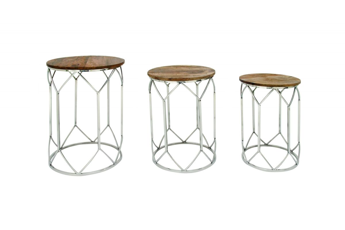 modern reflections round accent tables set natural table from gardner white small iron outdoor dorm furniture tree lamp wicker bedside tablet eagle large rectangular patio cover
