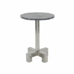 modern reflections round marble accent table dark grey from gardner white furniture tables for living room ikea nest stand bar slate top patio colourful coffee inch cabinet pink 150x150