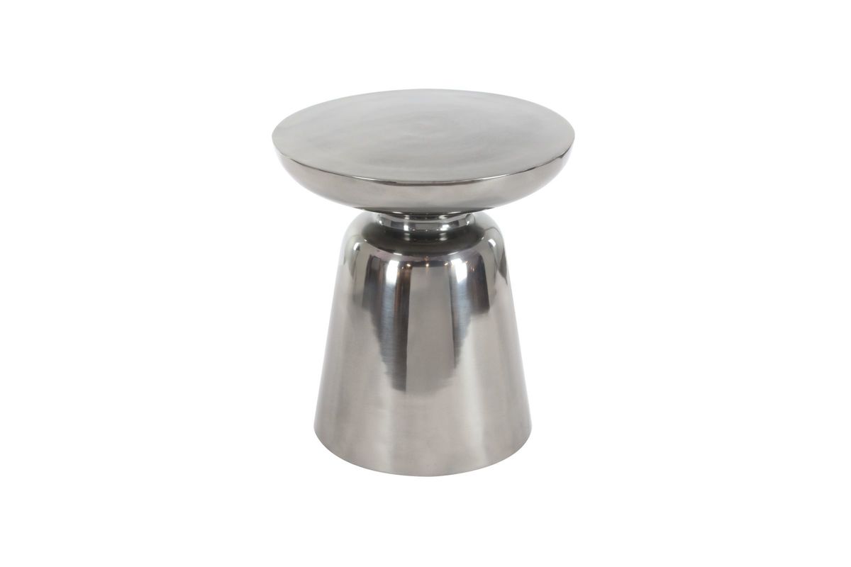 modern reflections stool accent table grey gardner white from furniture fifties style pendant ceiling lights bulk linens circular coffee ikea large console ashley counter height