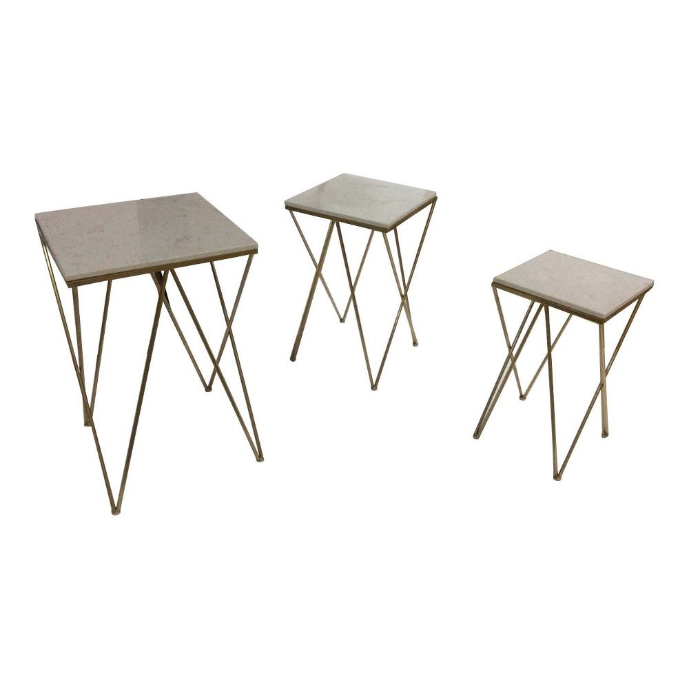 modern set faux marble accent tables gold home products table garden storage solutions goods lamps outside patio contemporary round side clear glass coffee bengal manor mango wood